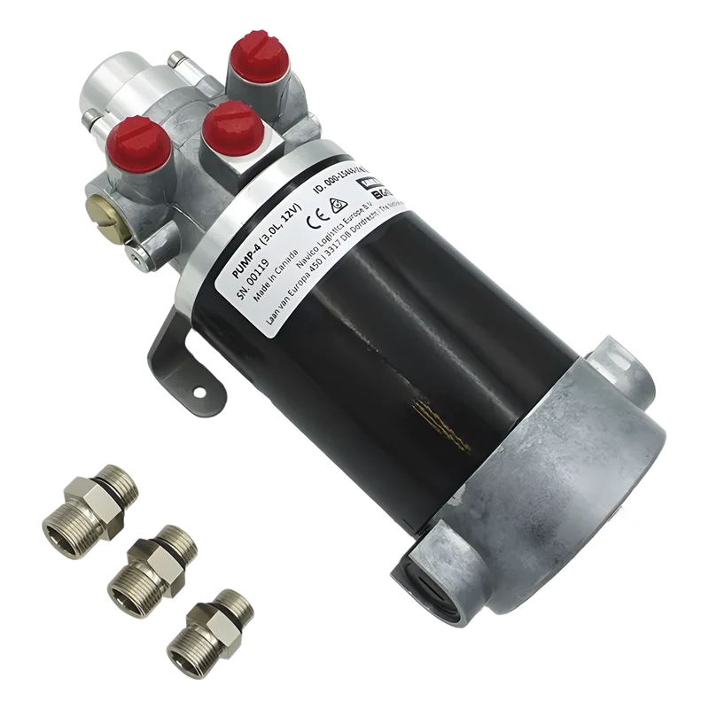 Bomba Hidráulica de Engranajes PUMP-4 / 12 V CC / Reversible / Caudal 3.0 L/min / Desplazamiento Cilindro 290-960 cc / Conexiones ORB / Compatible con SteadySteer / Requiere Sistema NAC-3 o AC42 SIMRAD 000-15446-002