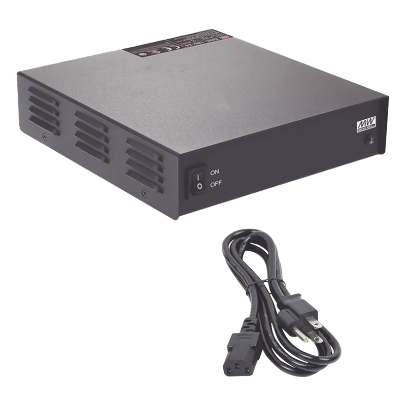 Fuente de Poder Conmutada 13.8Vcc/26A/360W de Potencia de Salida con cable de alimentacion MEANWELL ENP36012CA