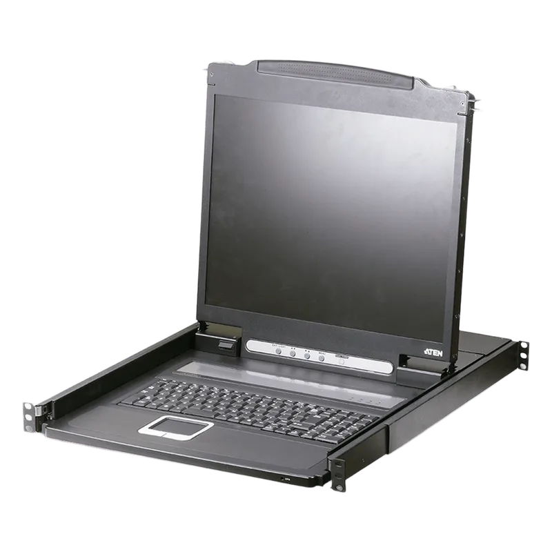Consola LCD VGA PS/2 de 19 pulgadas con cable (US99KB/USKB/SPKB)/con (EE. UU./UE) ATEN. CL1000N