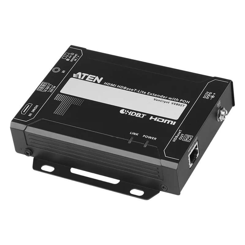 Transmisor HDBaseT-Lite HDMI | PoH | 4K a 35 m (Cat 5e/6) / 40 m (Cat 6a/ATEN 2L-2910 Cat6) 1080p a 60 m (Cat 5e/6) / 70 m (Cat 6a/ATEN 2L-2910 Cat6) | HDBaseT Clase B | PoH PSE VE802T