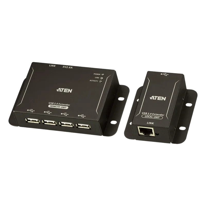 Extensor USB 2.0 |Cat 5| Hub de 4 puertos | hasta 50 metros ATEN UCE3250