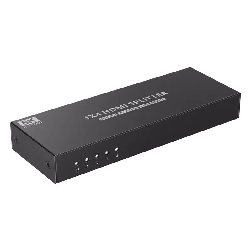 Splitter HDMI 1X4 | Velocidad de trasmisión 48 Gbps| Resolución 8K | Salida de audio| HDCP 2.3 EPCOM TITANIUM TT314-8K