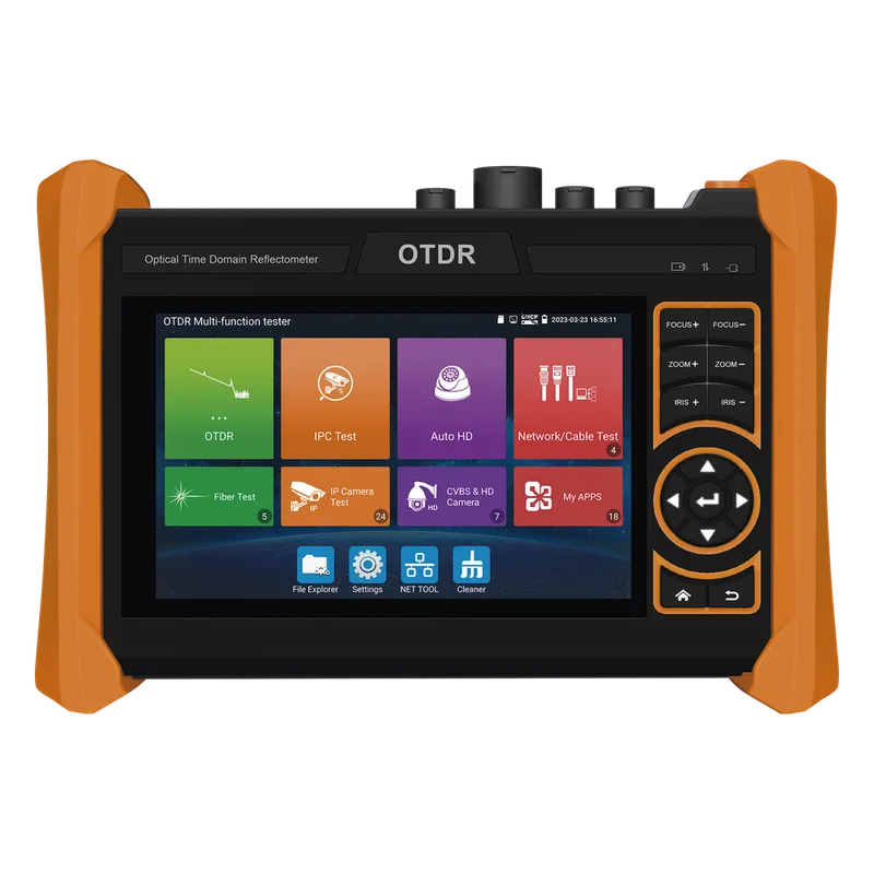 Tester Profesional OTDR y Video | Fibra Óptica | Cámaras IP | Cableado y Redes| Pantalla 5.4" Táctil | Soporta 4K/8K | HDMI/VGA | Medidor Potencia Óptica | Alcance 150KM | Localizador Fallos VFL | PoE Integrado | WiFi | In EPCOM TPTURBO4KOTDR