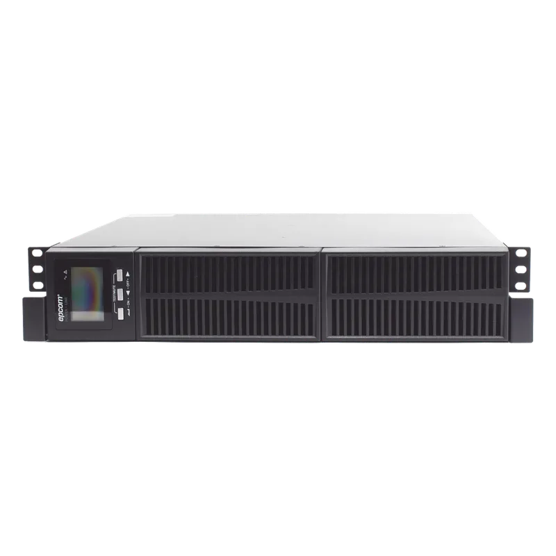 UPS de 2000VA/1800W / Topología On-Line Doble Conversión / Entrada y Salida de 120 Vca / Clavija de Entrada NEMA 5-20P / Pantalla LCD Configurable / Formato Rack/Torre EPCOM POWERLINE EPU2000G3