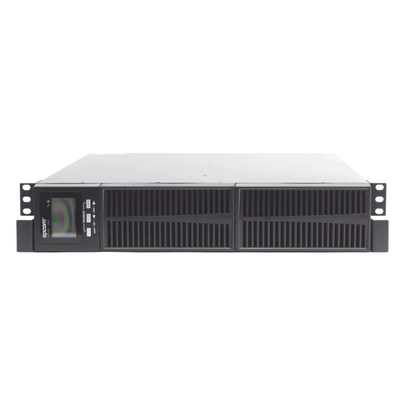 UPS de 3000VA/2700W / Topología On-Line Doble Conversión con Baterías Internas / Entrada y Salida de 120 Vca / Clavija de Entrada NEMA L5-30P / Pantalla LCD Configurable / Formato Rack/Torre EPCOM POWERLINE EPU3000G3