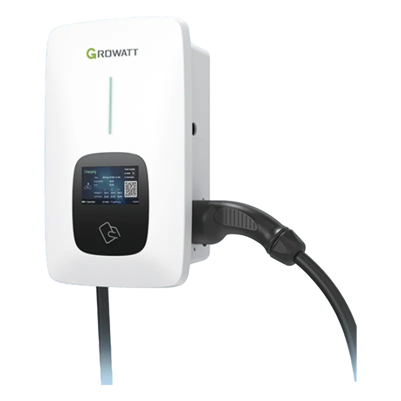 Estación de carga para vehículos eléctricos 240 VCA 9.6 kW 40 A GROWATT THOR09ASPUS