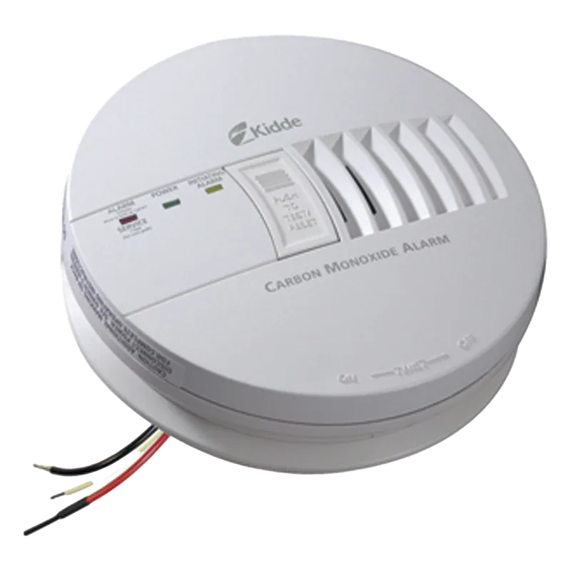 Alarma de monóxido de carbono de 120V CA con respaldo de batería de 9V, interconectable hasta 24 dispositivos Kidde KNCOBIC