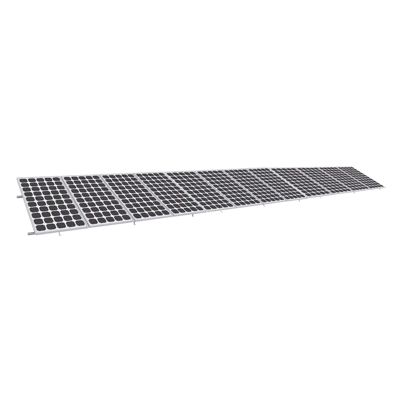 Montaje para Panel Solar, Riel "8" de 5400mm para Módulos con Espesor de 35mm, Velocidad de Viento Máx. 136km/h (20° a 45°) EPCOM POWERLINE KIT12PVEKTOR8R
