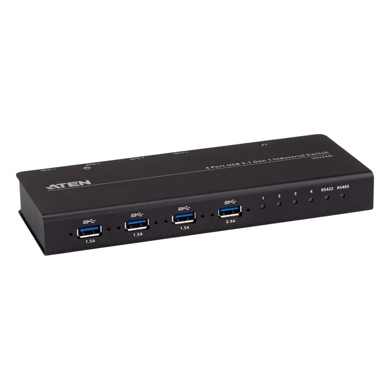 Conmutador concentrador industrial | 4 x 4 USB | 3.2 Gen 1 ATEN US3344I