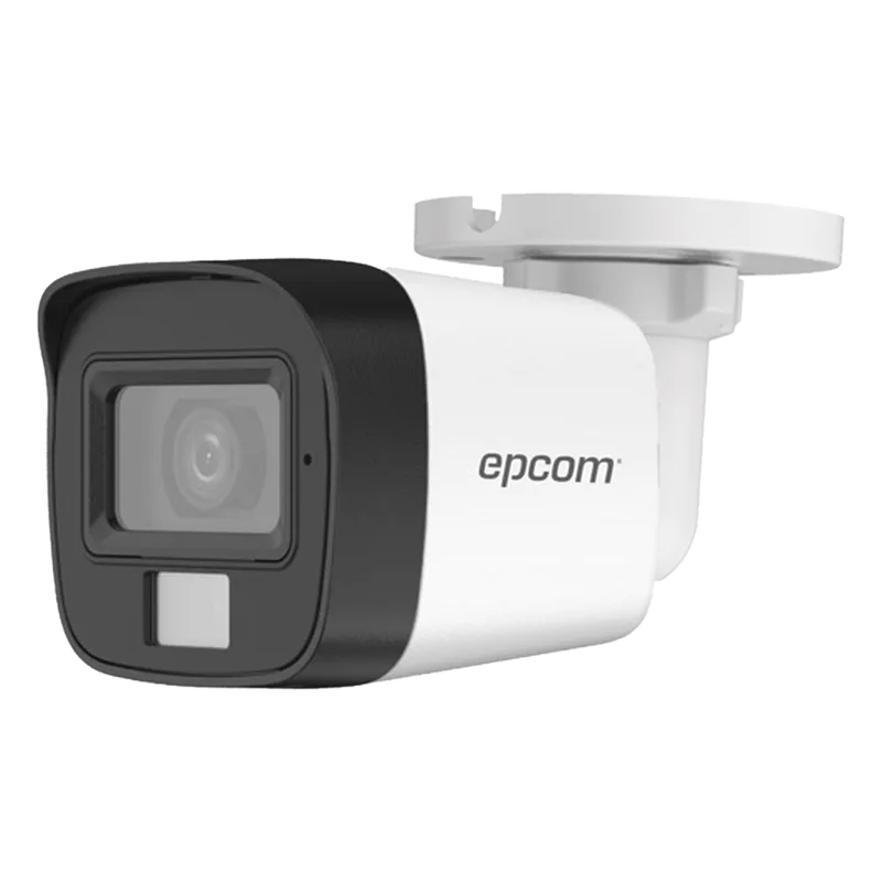 [Dual Light + ColorVu] Bala TURBOHD 3K (5 Megapixel) / Lente 2.8 mm / 30 mts IR + 20 mts Luz Blanca / Gran Angular 104.9° / Exterior IP67 / Micrófono Integrado / dWDR / 4 Tecnologías / Metal EPCOM PROFESSIONAL B3K-TURBO-DL