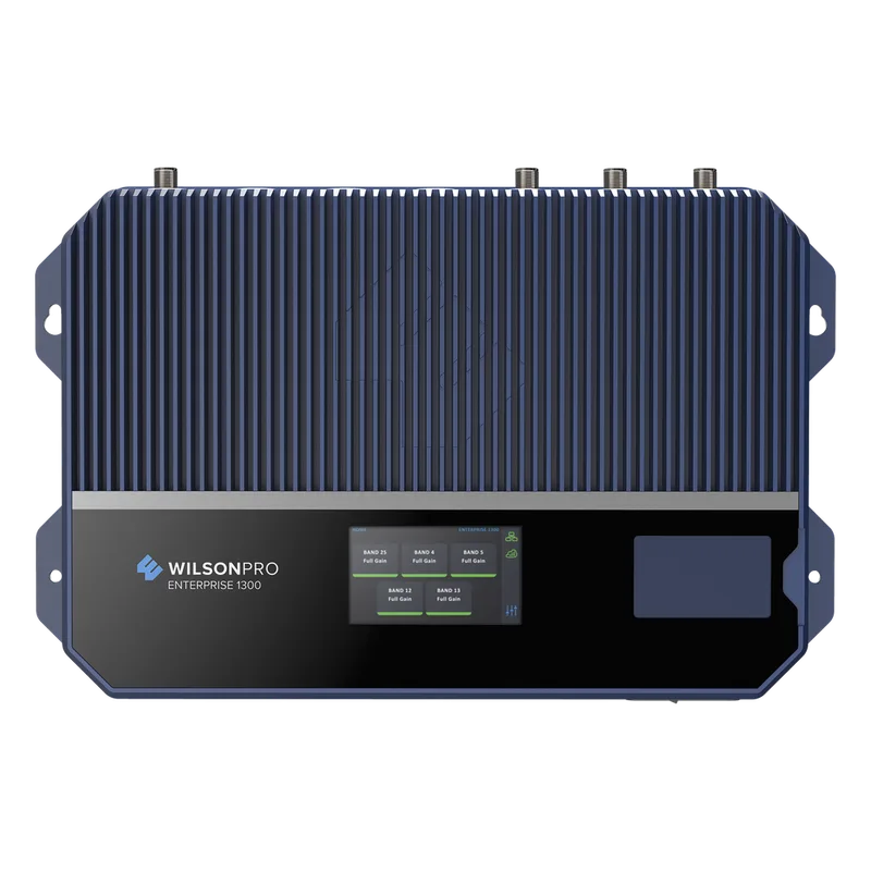 Amplificador de señal celular Enterprise 1300/ Mejora las llamadas convencionales y VoLTE / Soporta los datos de las tecnologías 2G, 3G y 4G de TELCEL, AT&T y MOVISTAR / Función MT y XDR. WILSONPRO / WEBOOST 460-049