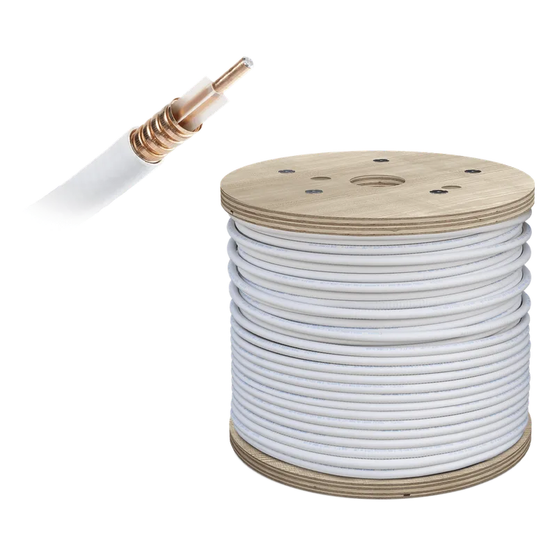 Carrete de Cable Coaxial PLENUM de Baja Perdida WILSON de 1/2. 50 Ohm de Impedancia. Carrete de 152.4 Metros (500 Pies) WILSONPRO / WEBOOST 952-003
