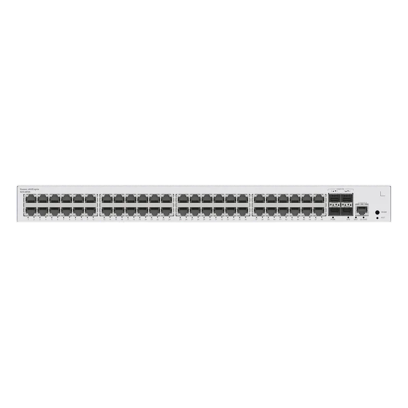 Switch de Distribución/Core Gigabit Administrable Capa 3 / 48 puertos 10/100/1000 Mbps / 4 Puertos 10GE SFP+ Uplink / ERPS / Rutas Estáticas / iStack / Administración Nube Gratis HUAWEI S310-48T4X