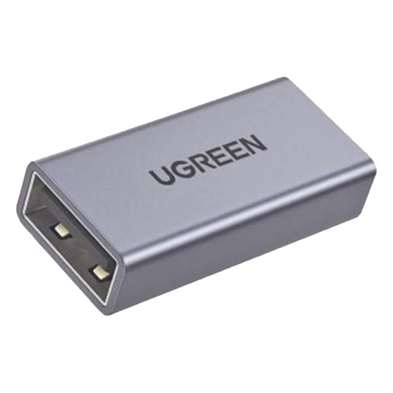 Adaptador USB-A Hembra a USB-A Hembra / USB 3.0 / Velocidades de Transferencia de Datos de Hasta 5 Gbps / Carcasa de Aluminio / Compacto y Portátil / Plug & Play / Compatible con Versiones Anteriores de USB UGREEN 20119