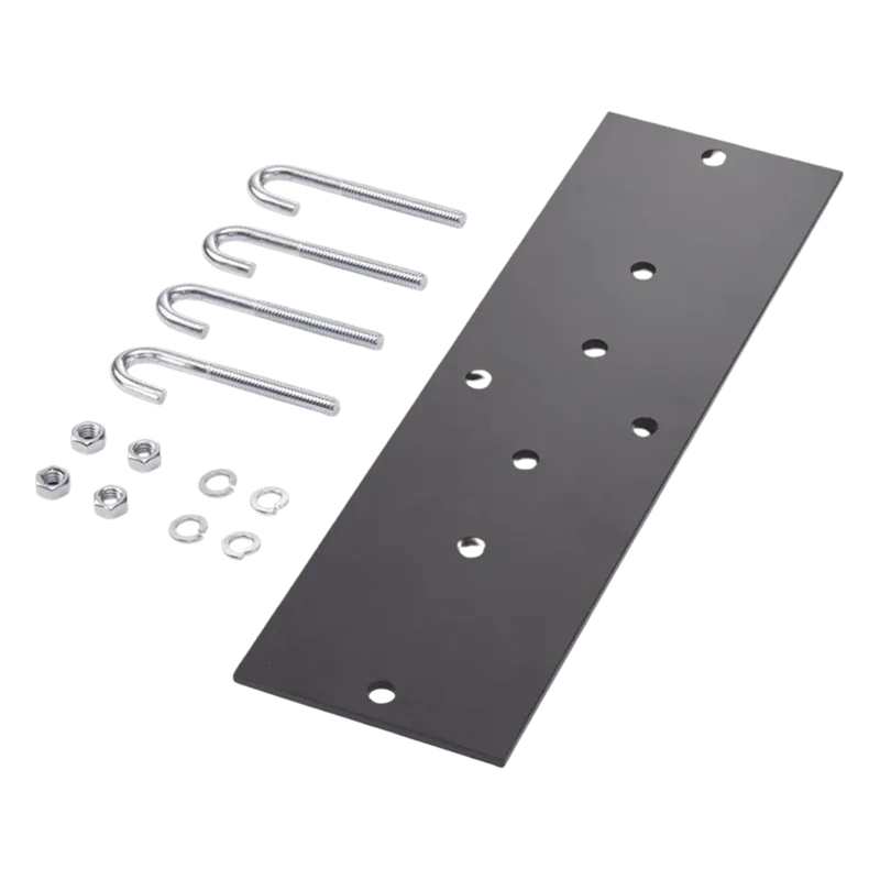 Kit de Conexión a Rack, Para Escalerillas de 12 y 6 in de Ancho, de Acero, Color Negro HOFFMAN LRRMPBLK