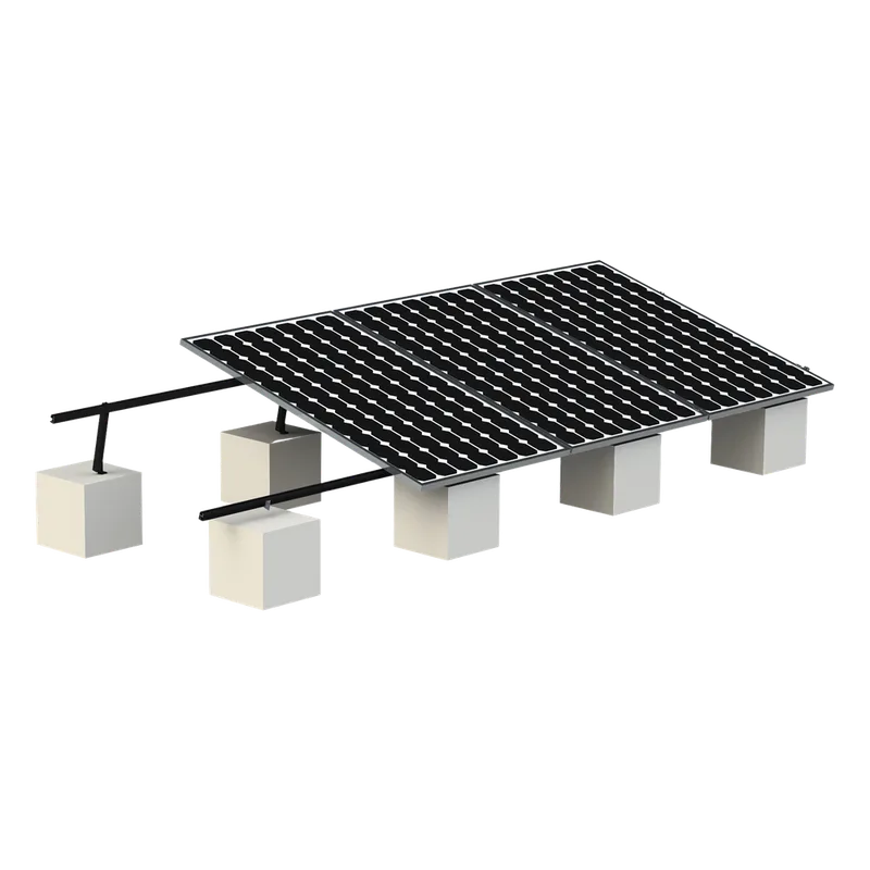 Montaje para Panel Solar, Riel "8" de 5400mm para Módulos con Espesor de 30-35mm, Velocidad de Viento Máx. 136km/h (20° a 45°) Con Anodizado Negro EPCOM POWERLINE VEKTOR8BLK