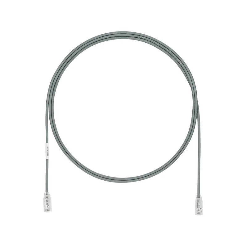 Cable de Parcheo UTP Cat6A, CM/LSZH, Diámetro Reducido (28AWG), Color Gris, 1 Metro (3.28 Pies). PANDUIT UTP28X1MGY