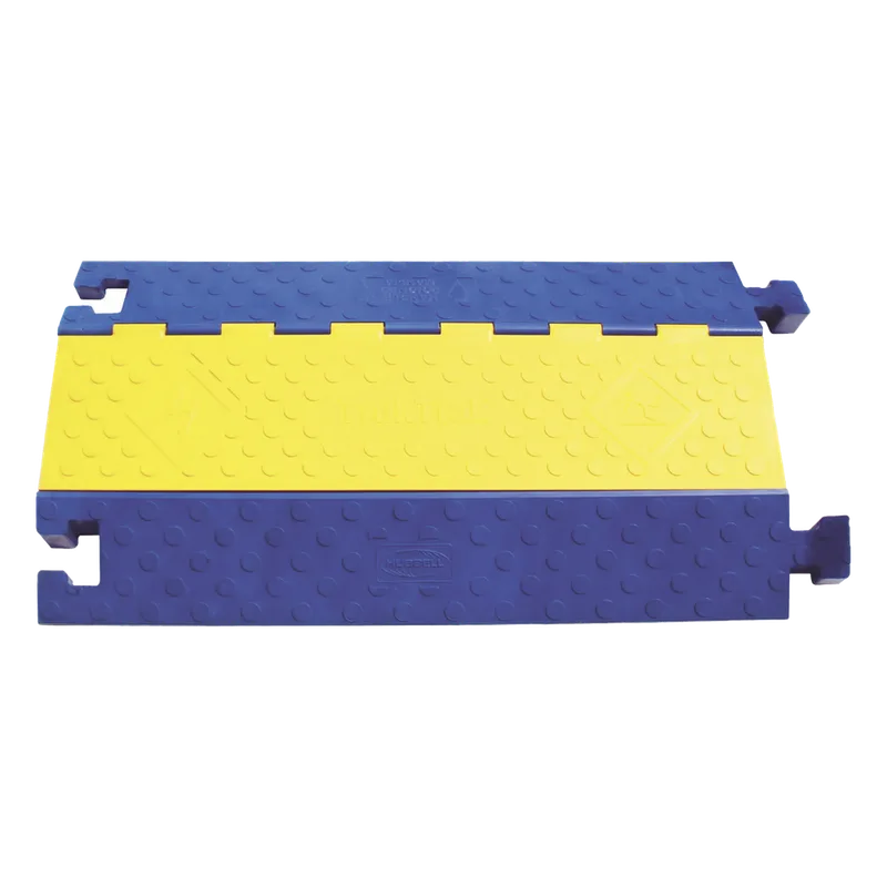 Gestión de Cableado Kellems / Truk Trak de 3 Canales / Color Azul y Amarillo HUBBELL HUB-HBLTT-3B