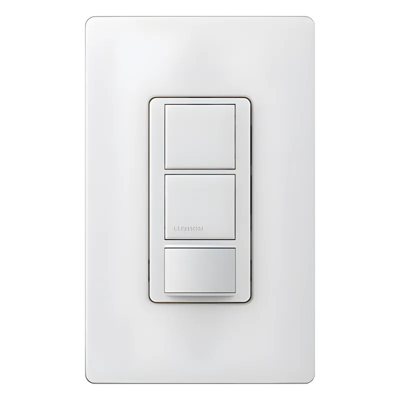 Apagador Maestro con sensor de ocupación/vacancia PIR, doble circuito para luz y ventilador, 120-277 V LUTRON ELECTRONICS MSOPS6DDVSW