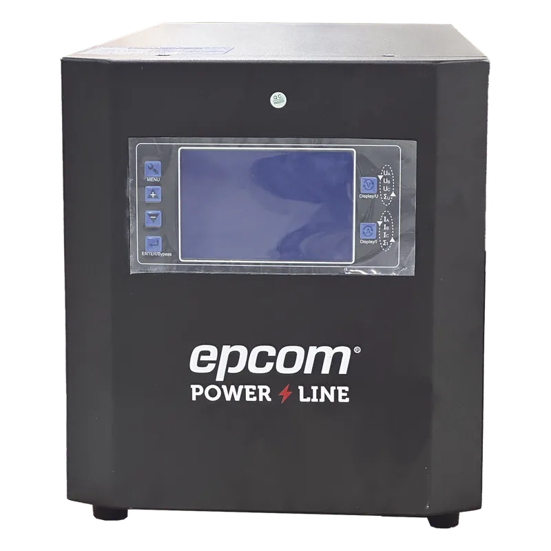 Regulador de Voltaje Industrial Bifásico Ferroresonante 2 kVA/2 kW 220 V / Entrada 176-264 V Vca / Salida 215.6-224.4 Vca EPCOM POWERLINE EPL2K2FVR