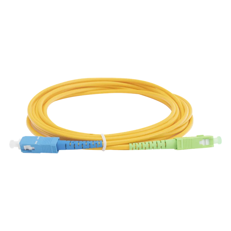 Jumper de Fibra Óptica Monomodo SC/APC-SC/UPC Simplex de 3 Metros (9.84 Pies), 3mm LINKEDPRO BY EPCOM LPSM3SCASCUS3