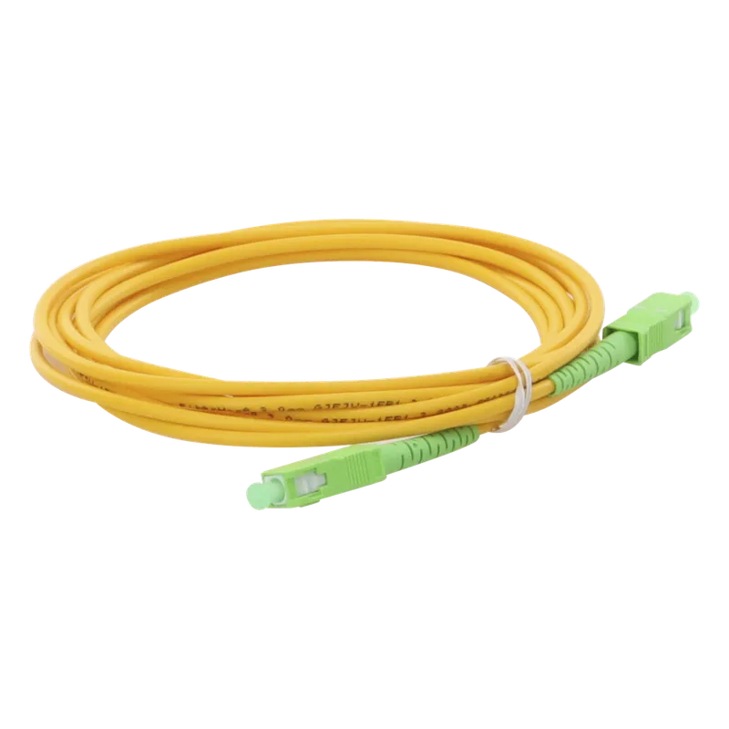 Jumper de Fibra Óptica Monomodo SC/APC-SC/APC Simplex de 2 Metros (6.56 Pies) 3mm LINKEDPRO BY EPCOM LPSM3SCASCAS2