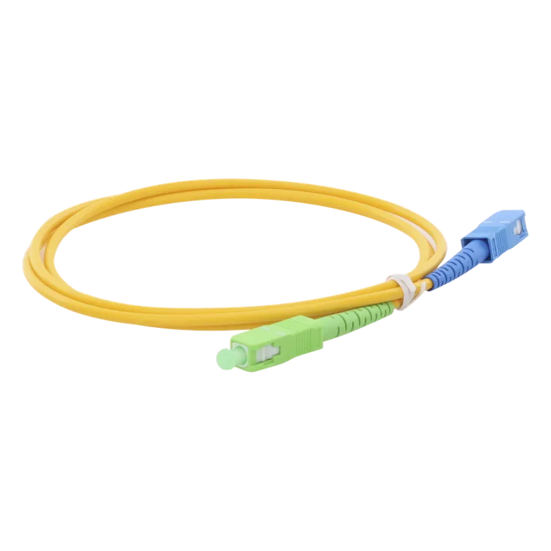 Jumper de Fibra Óptica Monomodo SC/APC-SC/UPC Simplex de 1 Metro (3.28 Pies), 3mm LINKEDPRO BY EPCOM LPSM3SCASCUS1