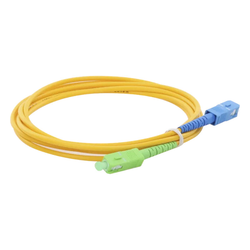 Jumper de Fibra Óptica Monomodo SC/APC-SC/UPC Simplex de 2 Metros (6.56 Pies), 3mm LINKEDPRO BY EPCOM LPSM3SCASCUS2