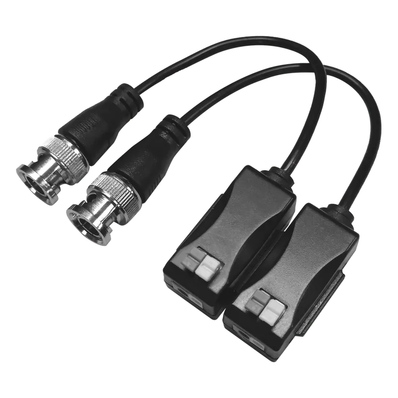 Kit de Transceptores (Baluns) con Terminal PUSH SUPERIOR PIG TAIL en ambos conectores, Resolución 4K , Cable flexible COAXIAL Blindado / COAXITRON / AUDIO POR COAXITRON /Conector 100% COBRE / Calidad PREMIUM EPCOM TITANIUM TT101FPTURBO