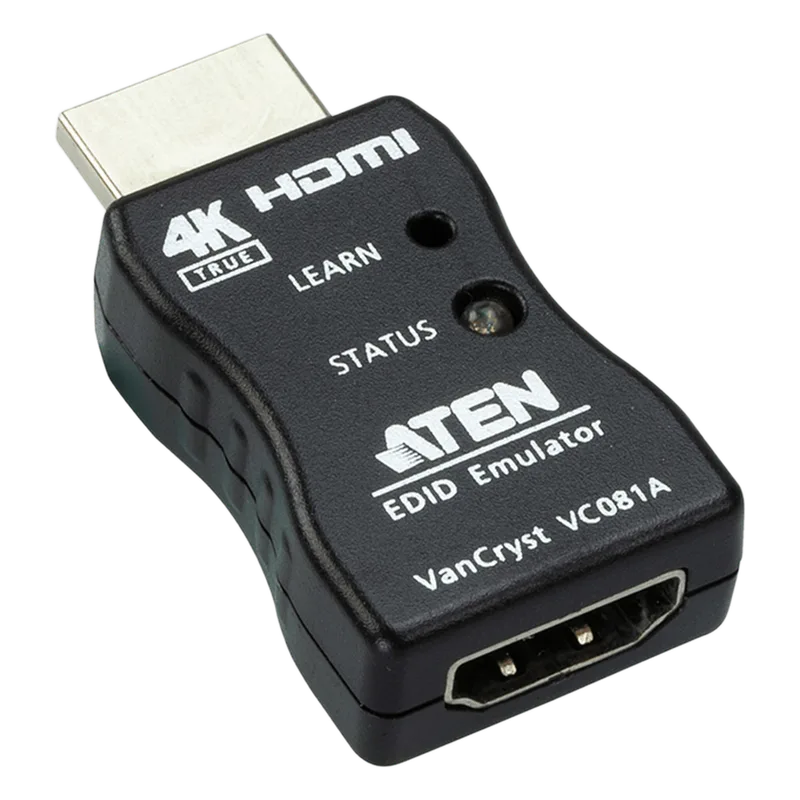 Adaptador de emulador de EDID | HDMI 4K real | Elimina problemas de comunicación debido a fallo de sincronización de datos EDID ATEN VC081A