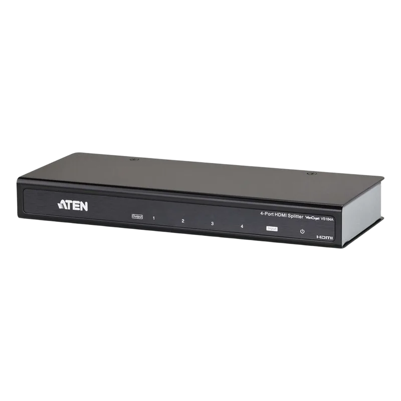 Splitter HDMI | 1 x 4 | True 4K @ 60 Hz | HDCP 2.2 | EDID Expert™ | HDR 4:4:4 | Plug & Play ATEN VS184A