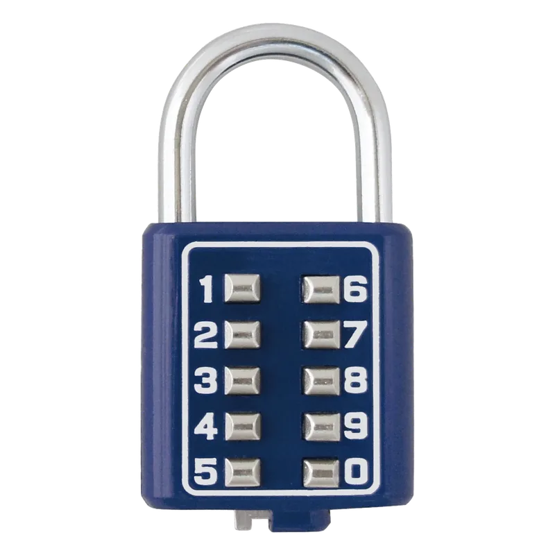 Candado Digital de Combinación M40 / No Requiere Llave / Combinación única integrada por 4 dígitos / Color Azul. PHILLIPS-ASSA ABLOY MX7686