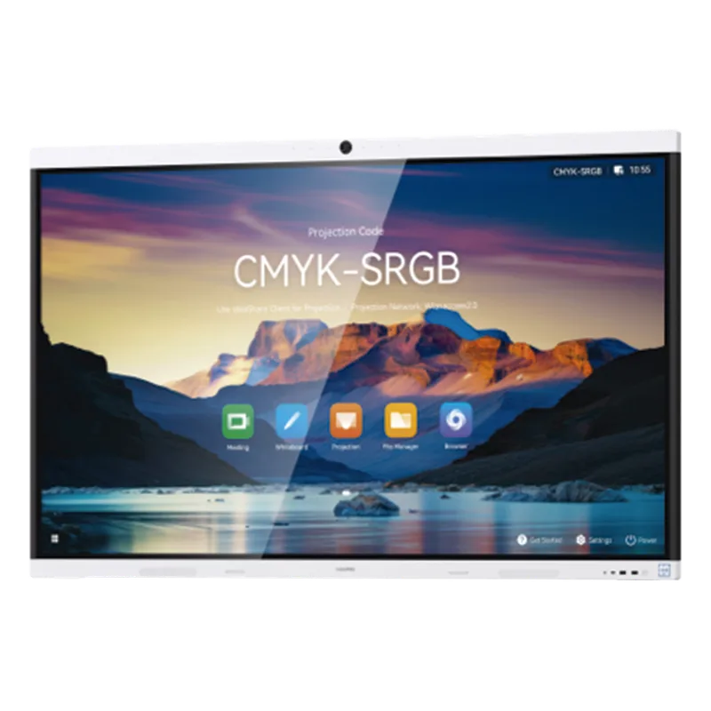 HUAWEI IdeaHub B3, Pantalla interactiva para Colaboración Inteligente, 75", 4K UHD, Harmony, Wi-Fi 6, Seguimiento de Voz, BYOM, Administración desde la Nube Gratis, blanco Jade IHB3-75SA