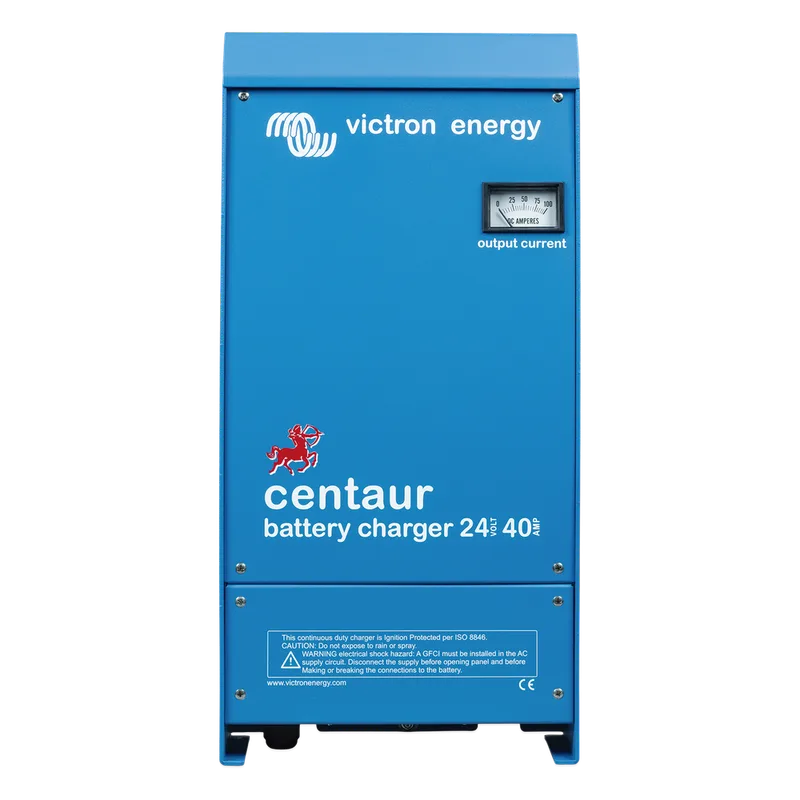 Centaur 24/40 / Cargador de Baterías 24V, 40A / Para Ambientes Marinos y Terrestres. / Bancos de 160 a 400 Ah VICTRON ENERGY CC24/40