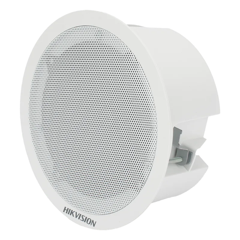 Altavoz Secundario para Montaje en Plafón | 3 Watts | 8 Ohms | Compatible con DS-QAZ1203G1-BE | Uso en Interior | No Requiere Alimentación Externa HIKVISION DS-QAZ0203G1-S