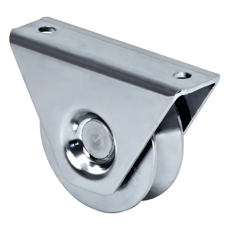 (325V-100) Rueda de 10 cm / Con Capacidad Para Puertas de Hasta 220 Kg / Para Montaje en Superficie / Canal Tipo "V" COMUNELLO 1150-9040-001