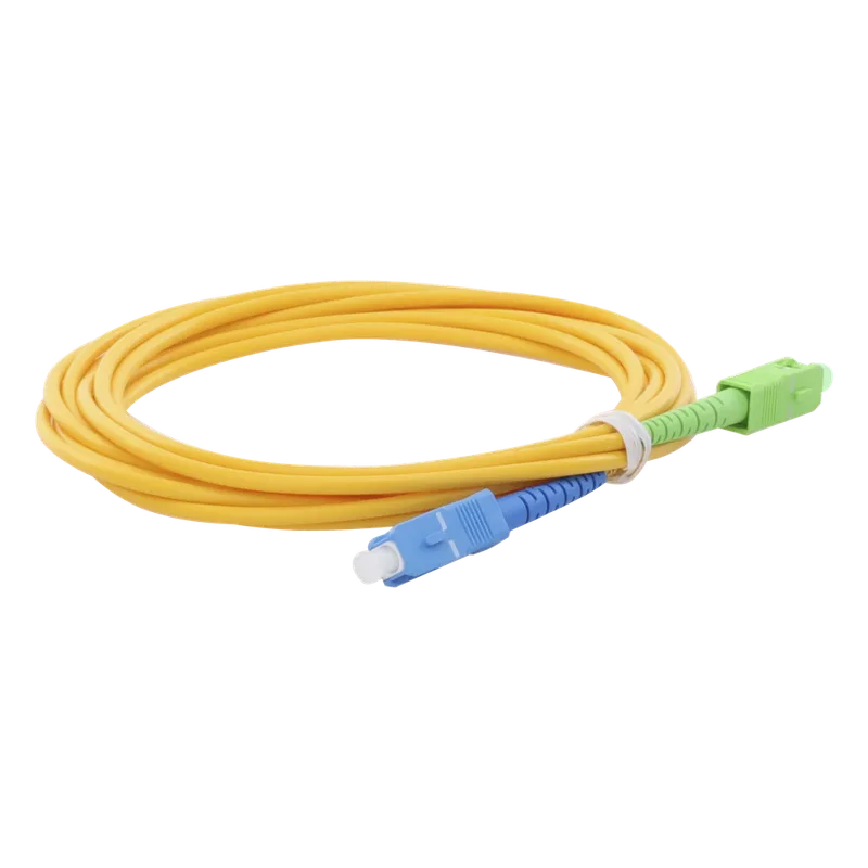 Jumper de Fibra Óptica Monomodo SC/UPC-SC/APC Simplex, Color Amarillo, 3 Metros (9.84 Pies), 3 mm LINKEDPRO BY EPCOM LPSM3SCUSCAS3