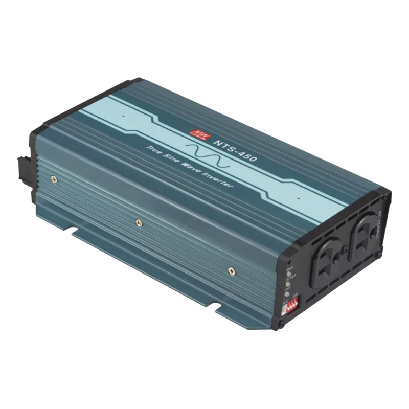 Inversor de Corriente de Onda Pura / Entrada 12 Vcd / Salida 450 W 110 Vca 60 Hz MEANWELL NTS450112US