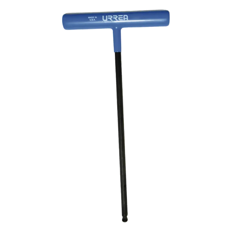 Llave hexagonal larga tipo "T"/ Punta de Bola Ergonómica / Métrica 6 mm. URREA SYS-465-18LB-GP