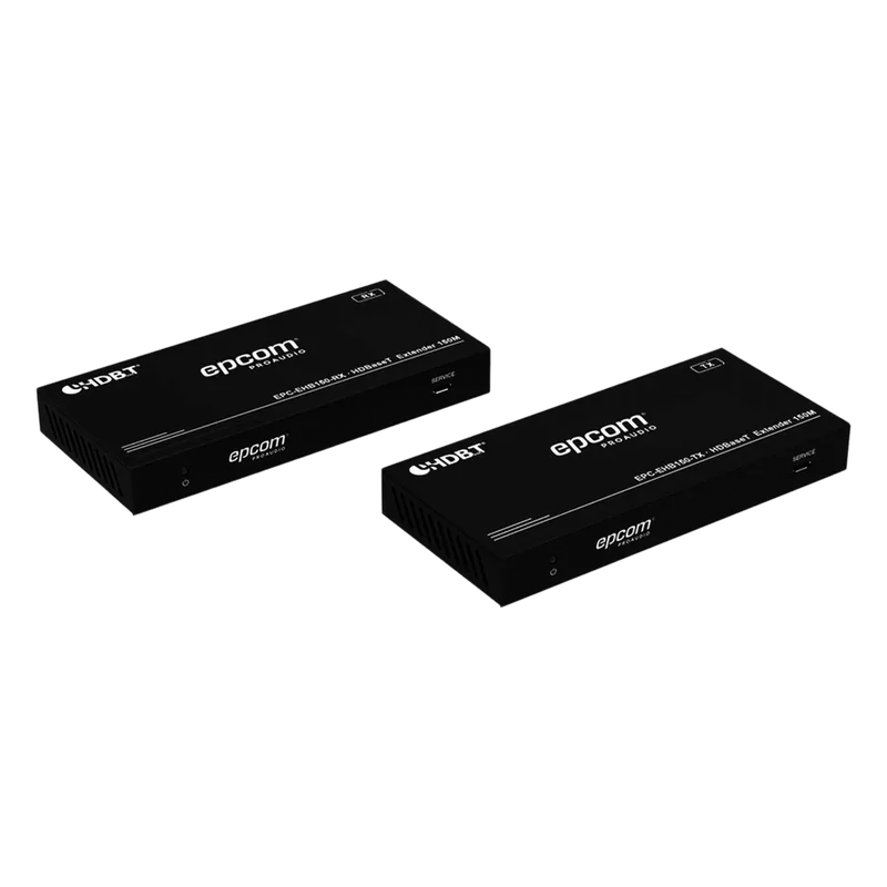 Kit Extensor HDMI | 4K2K@60HZ | HDR 4:4:4 | HDBaseT | 120/150m | Salida de Audio | HDCP 2.2 | IR Bidireccional EPCOM PROAUDIO EPC-EHB150