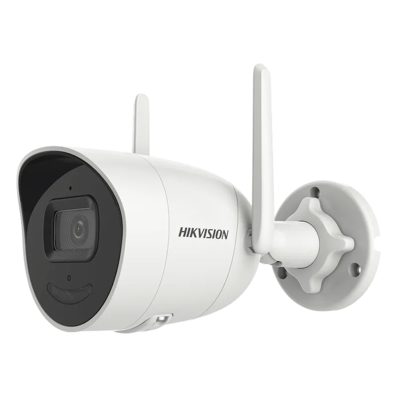 Bala IP 4 Megapixel / Lente 2.8 mm / 30 mts IR / Exterior IP66 / Wi-Fi / ACUSENSE Lite / WDR 80 dB / H.265+ / Micrófono y Audio Bidireccional (Micrófono y Bocina) / Micro SD / Se Conecta Directo a la App de Hik-Connect HIKVISION DS-2CV2041G2-IDW(W)
