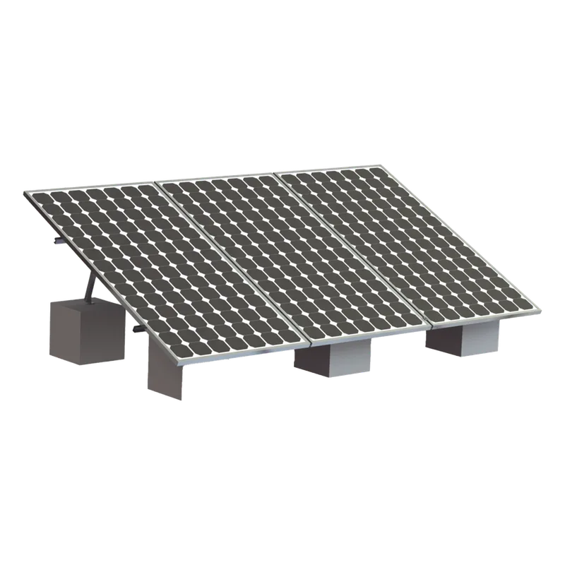 Montaje para 3 Panel Solar, Riel "8" de 4050mm para Módulos con Espesor de 35mm, Velocidad de Viento Máx. 136km/h (20° a 45°) EPCOM POWERLINE VEKTOR8R3M