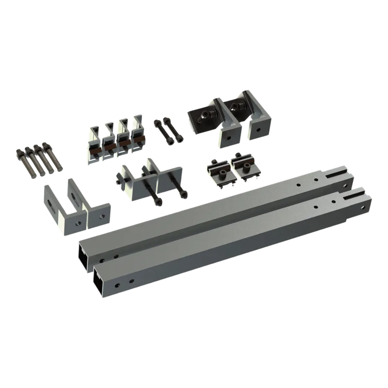 Caja de accesorios de aluminio anodizado para montaje VEKTOR8R1M , arreglo 1X4 para techo EPCOM POWERLINE EPLAMO011X1ST