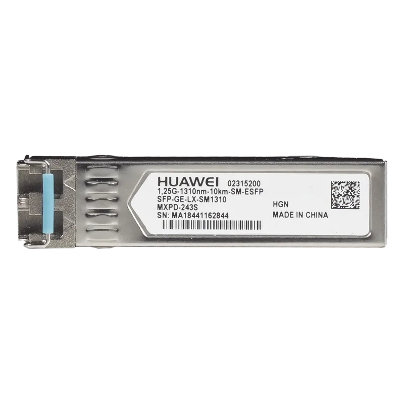 Transceptor Óptico eSFP / Velocidad de 1Gbps / Monomodo / 1310nm / Conector LC / Distancia de hasta 10 Km HUAWEI SFP-GE-LX-SM1310