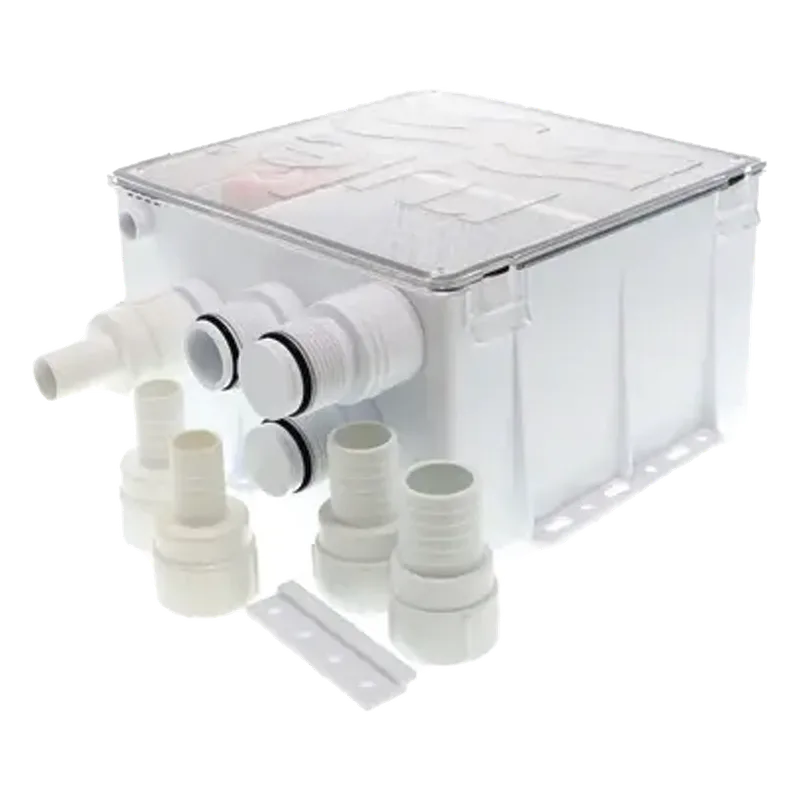 Sistema de desagüe para duchas con bomba de achique de 800 galones por hora a 12 Volts de corriente directa e interruptor de flotación RULE 98B