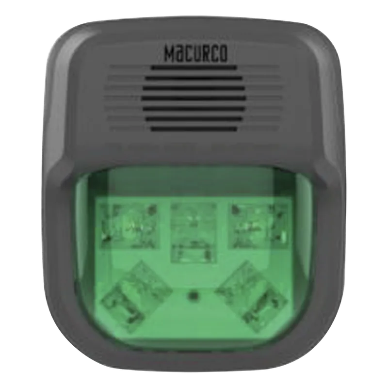 Sirena Estrobo Color Verde Para Paneles y Detectores Macurco MACURCO - AERIONICS HS-G-HORN