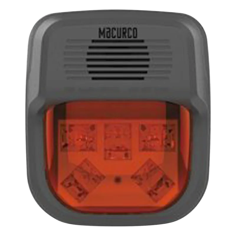 Sirena Estrobo Rojo Para Paneles y Detectores Macurco MACURCO - AERIONICS HS-R-HORN
