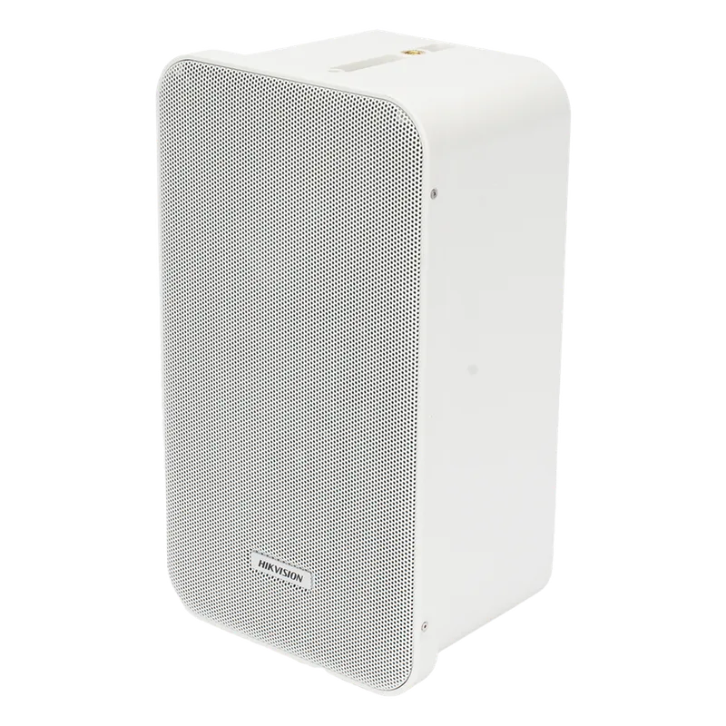 Altavoz Tipo Columna | 20 Watts | 100 V | Rejilla de Metal | Color Blanco | Montaje en L | Exterior IP66 HIKVISION DS-QAE0420G1-V