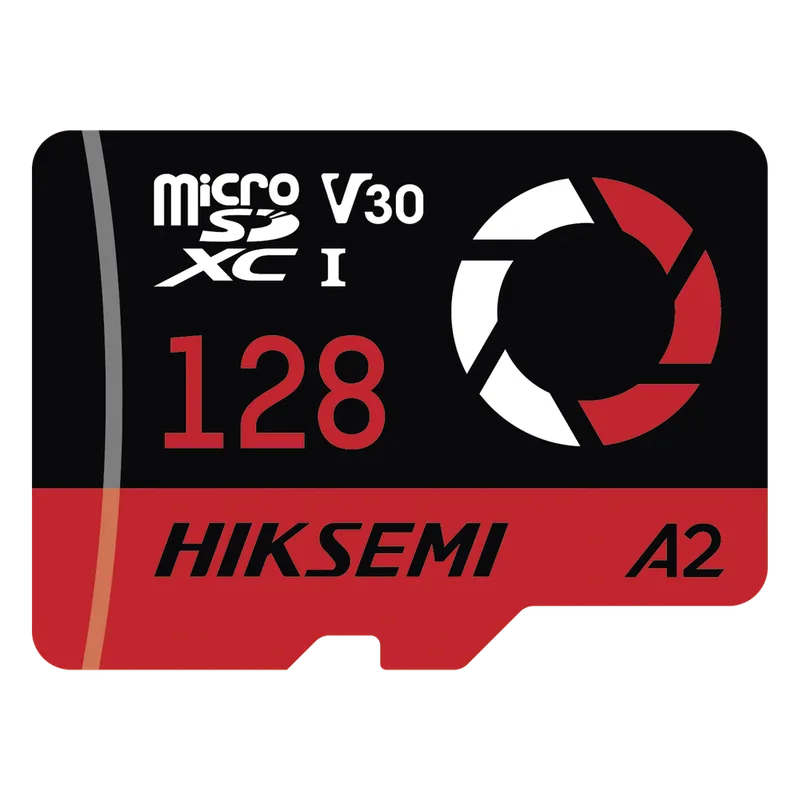 Memoria microSD / 128 GB / 180 MB/s Lectura / 150 MB/s Escritura / V30 U3 A2 / Para Drones y Cámaras de Acción / HIKSEMI CAPTURE E3 HIKSEMI by HIKVISION HS-TF-E3/128G