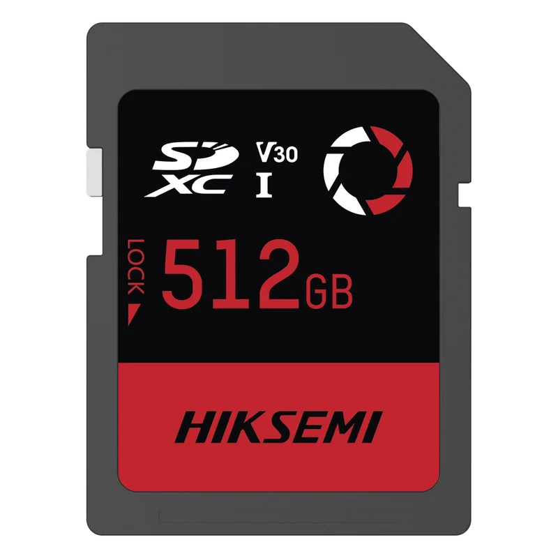 Memoria SD / 512 GB / 180 MB/s Lectura / 150 MB/s Escritura / V30 U3 / Para Drones y Cámaras de Acción / HIKSEMI CAPTURE E30 HIKSEMI by HIKVISION HS-SD-E30/512G